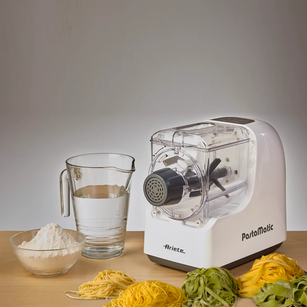 Pasta Machine with 5 Pasta Option Pastmatic-1581, White - Inhomebuy