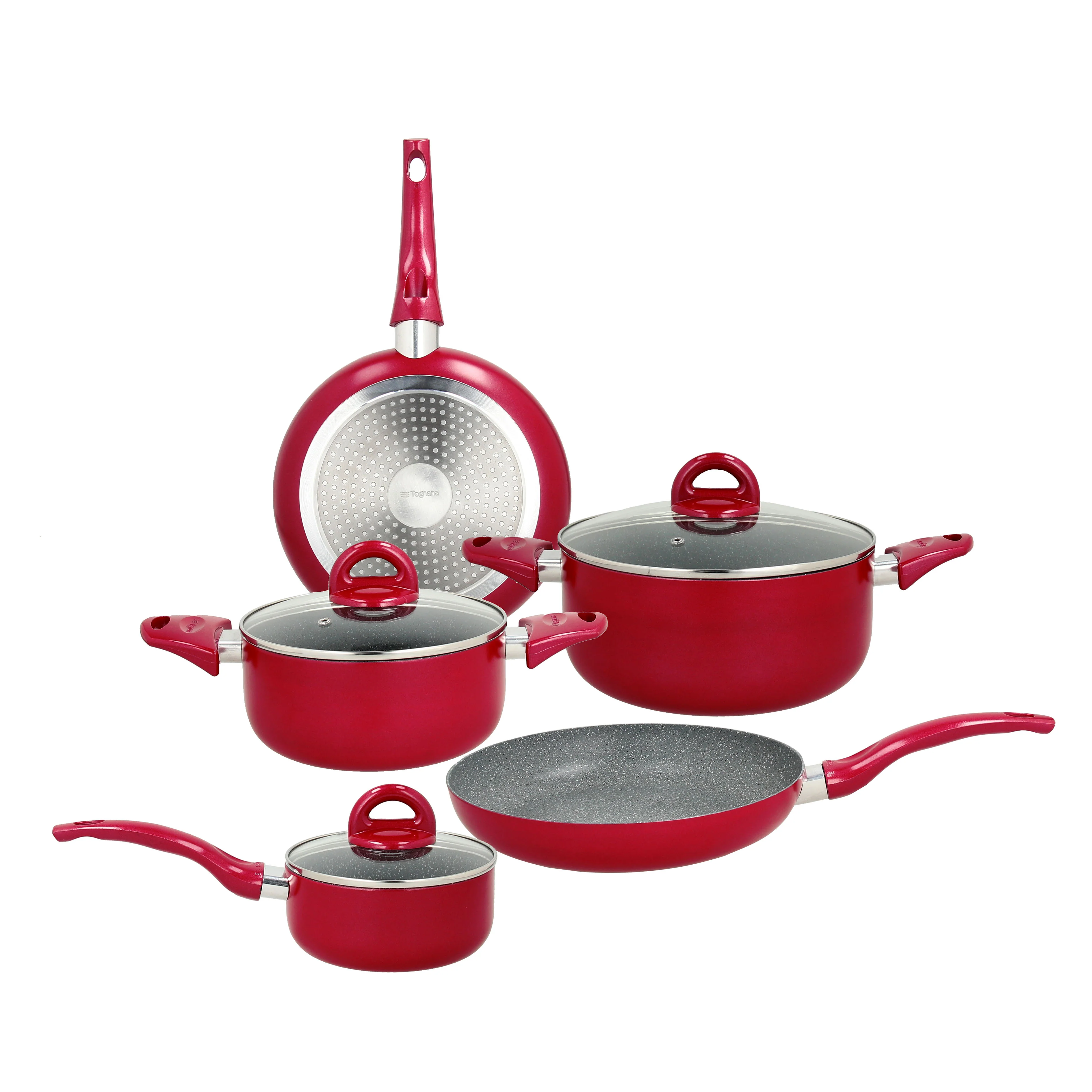 Grancuci Rock in Red Set 8pcs - Inhomebuy