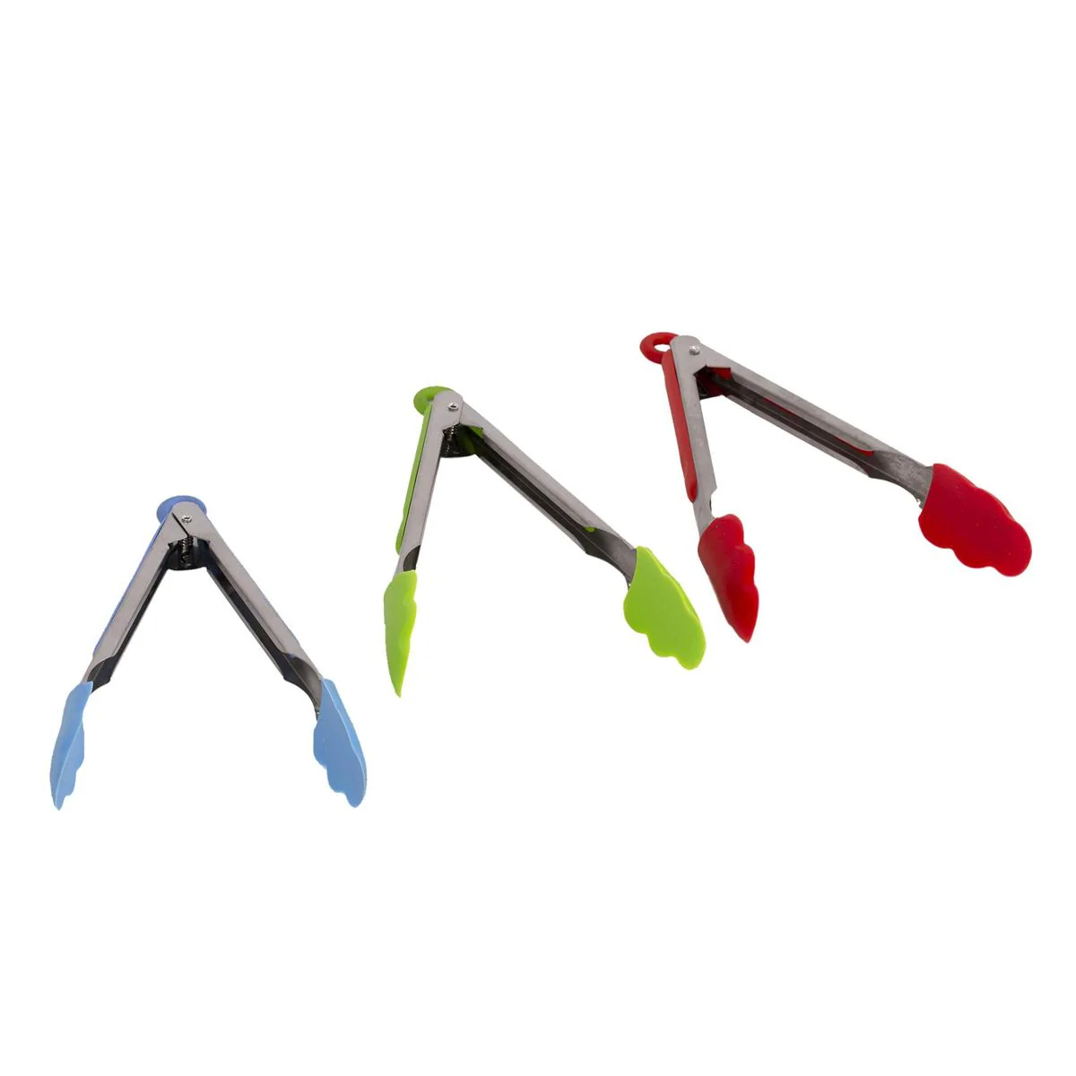 L.Gourmet 9'' Silicone Tongs with Pull Lock | 70297 - Inhomebuy
