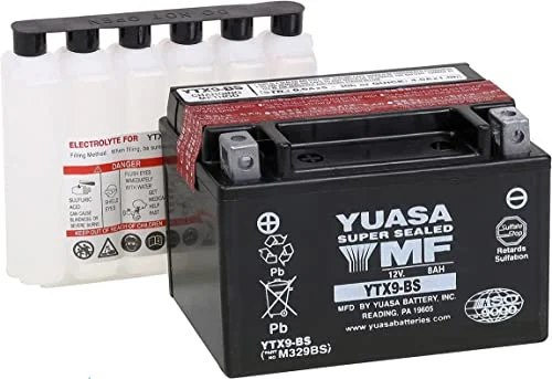 Yuasa YTX9-BS Maintenance Free12 Volt Battery-YUAM329BS - Inhomebuy