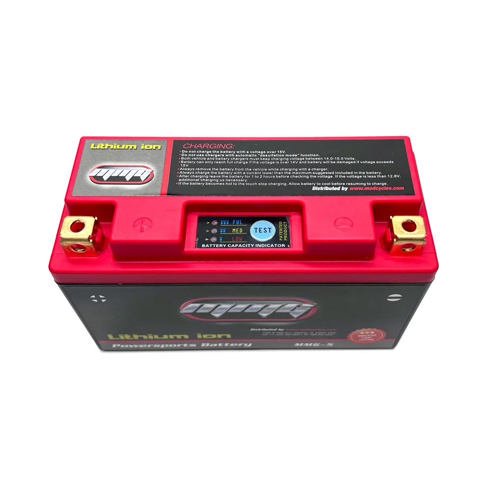 MMG Lithium Ion Battery YT7B-BS (YB7B-4) for Motorcycles ATV and Scooters (MMG5) - Inhomebuy
