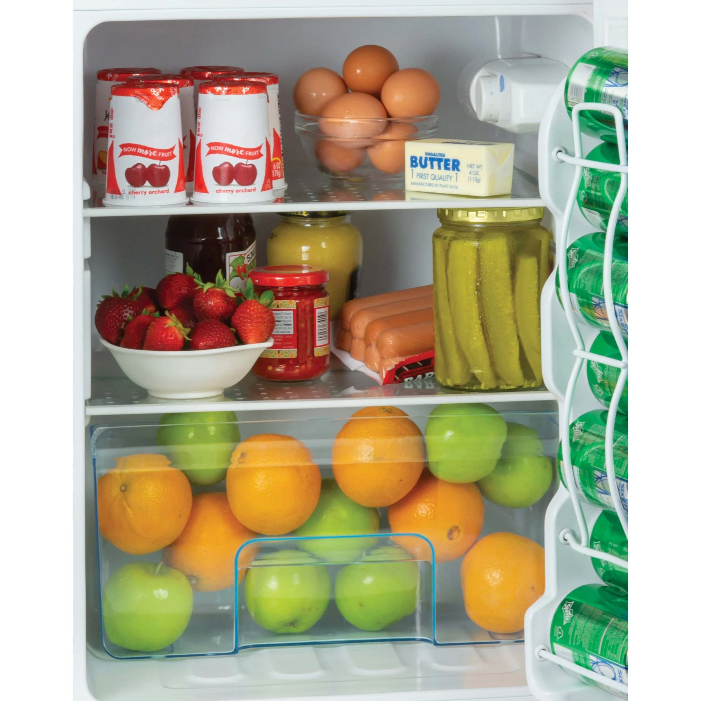 Igloo® 3.2 Cu. Ft. Double Door Refrigerator With Freezer, Black - Inhomebuy