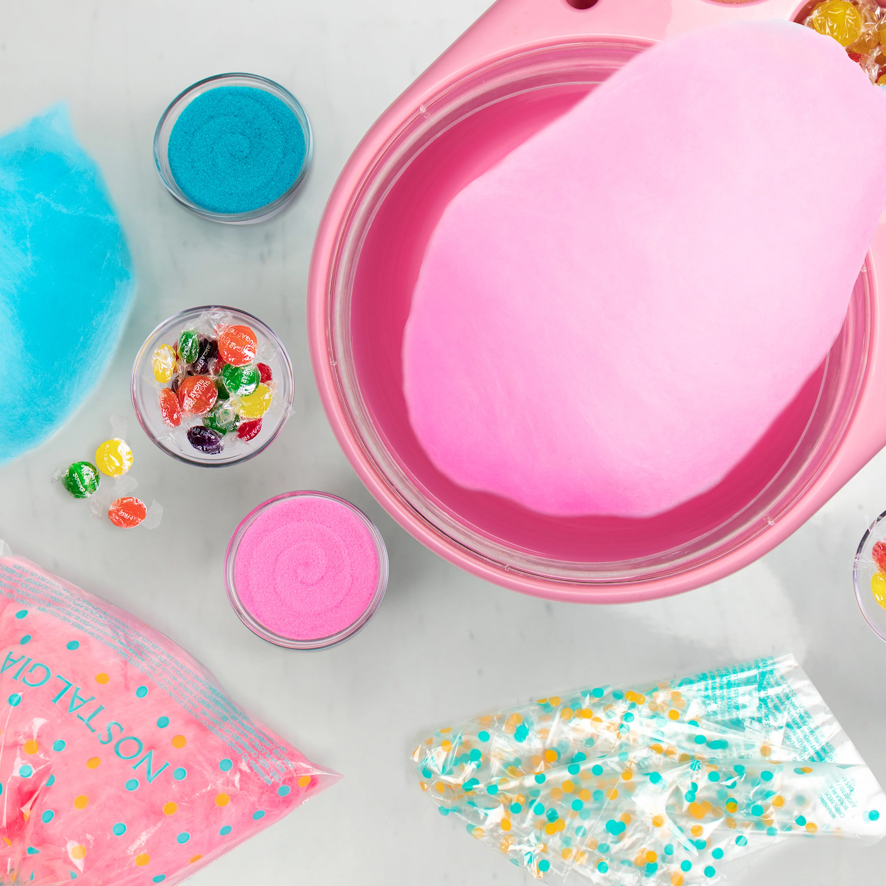 Hard Candy Cotton Candy Station - Inhomebuy