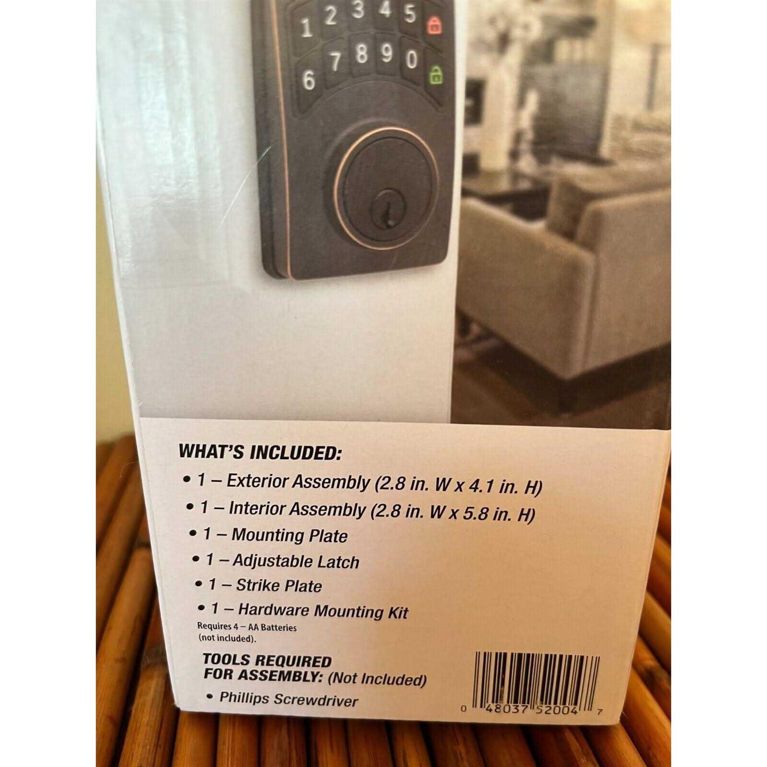 Hyper Tough Digital Deadbolt 1752002 - Inhomebuy