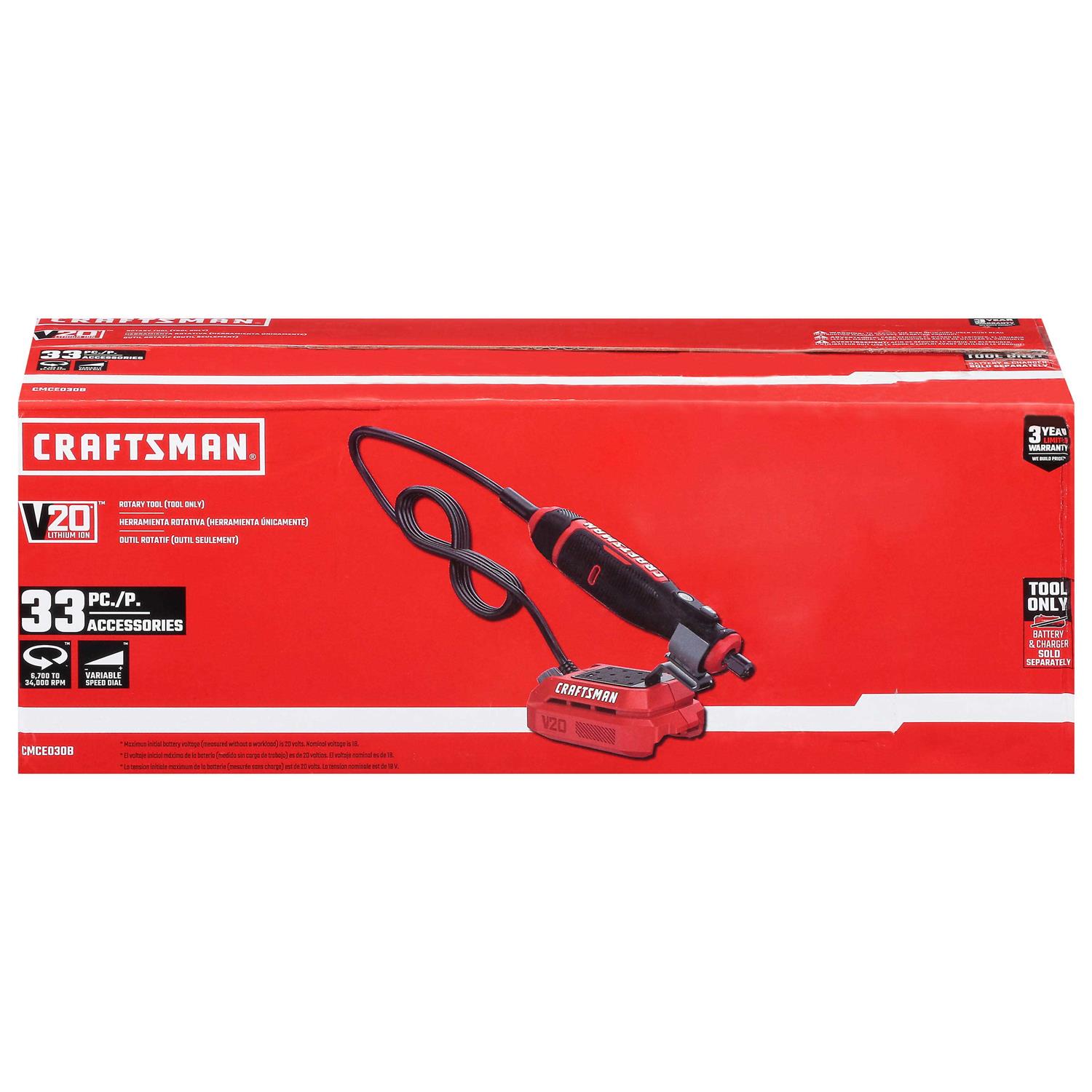 Craftsman V20 Cordless Oscillating Multi-Tool Kit - Inhomebuy