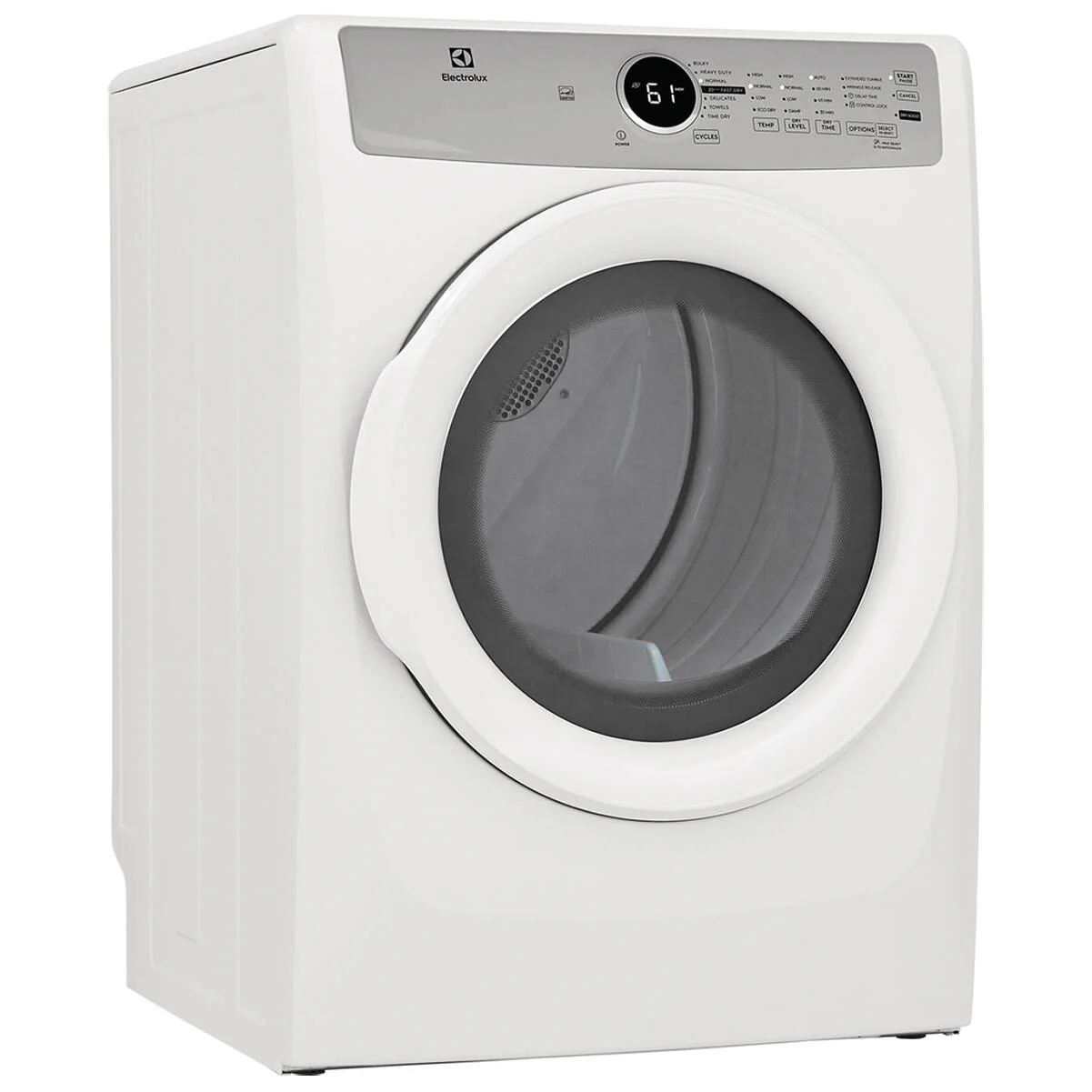 ELECTROLUX 3 SERIES 27 IN. 8.0 CU FT. WHITE ELECTRIC FRONT LOAD DRYER WITH LUXCARE LINT SHIELD - ELFE733CAW - Inhomebuy