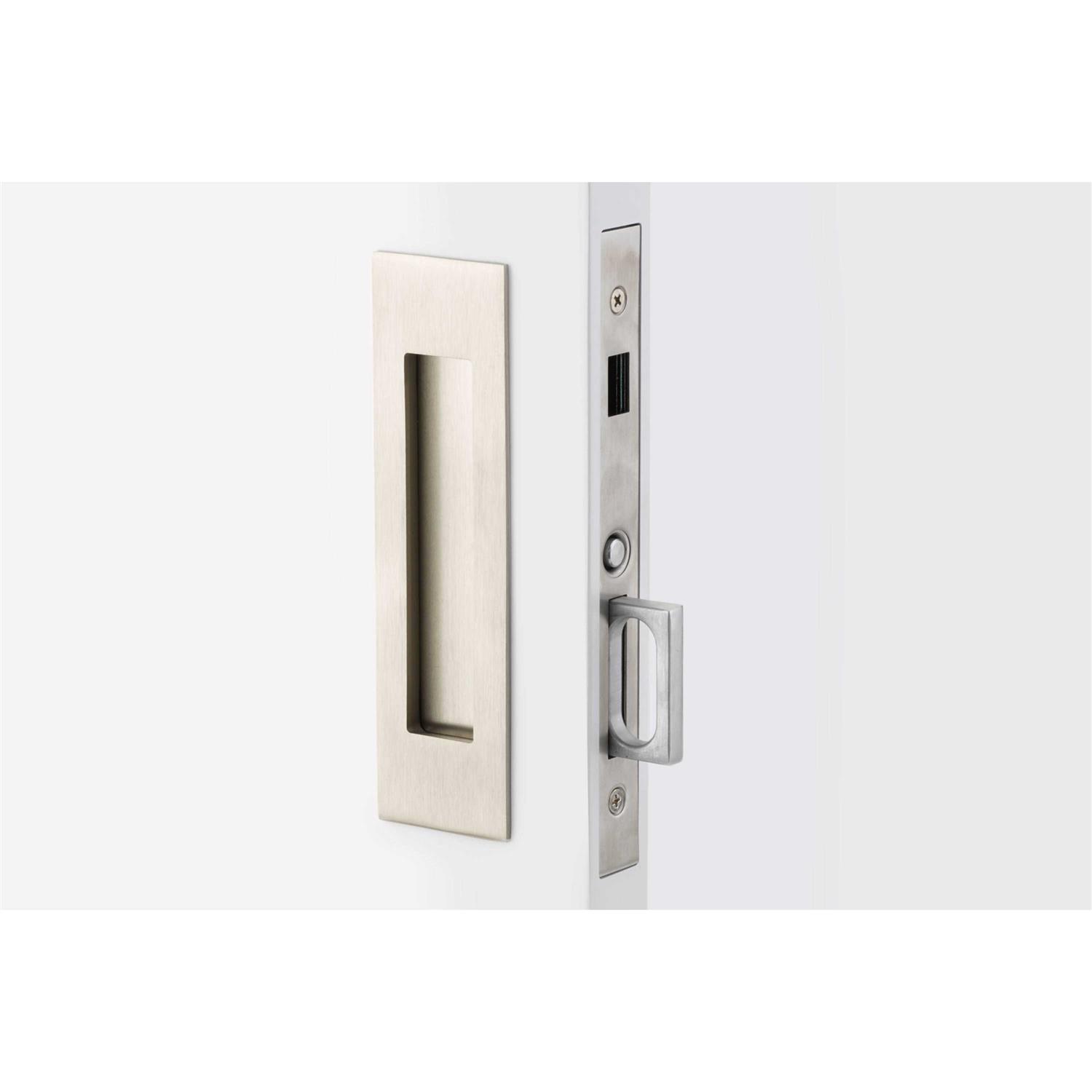 Emtek 2101MB 3-1/2 Height Passage Pocket Door Lock - Inhomebuy