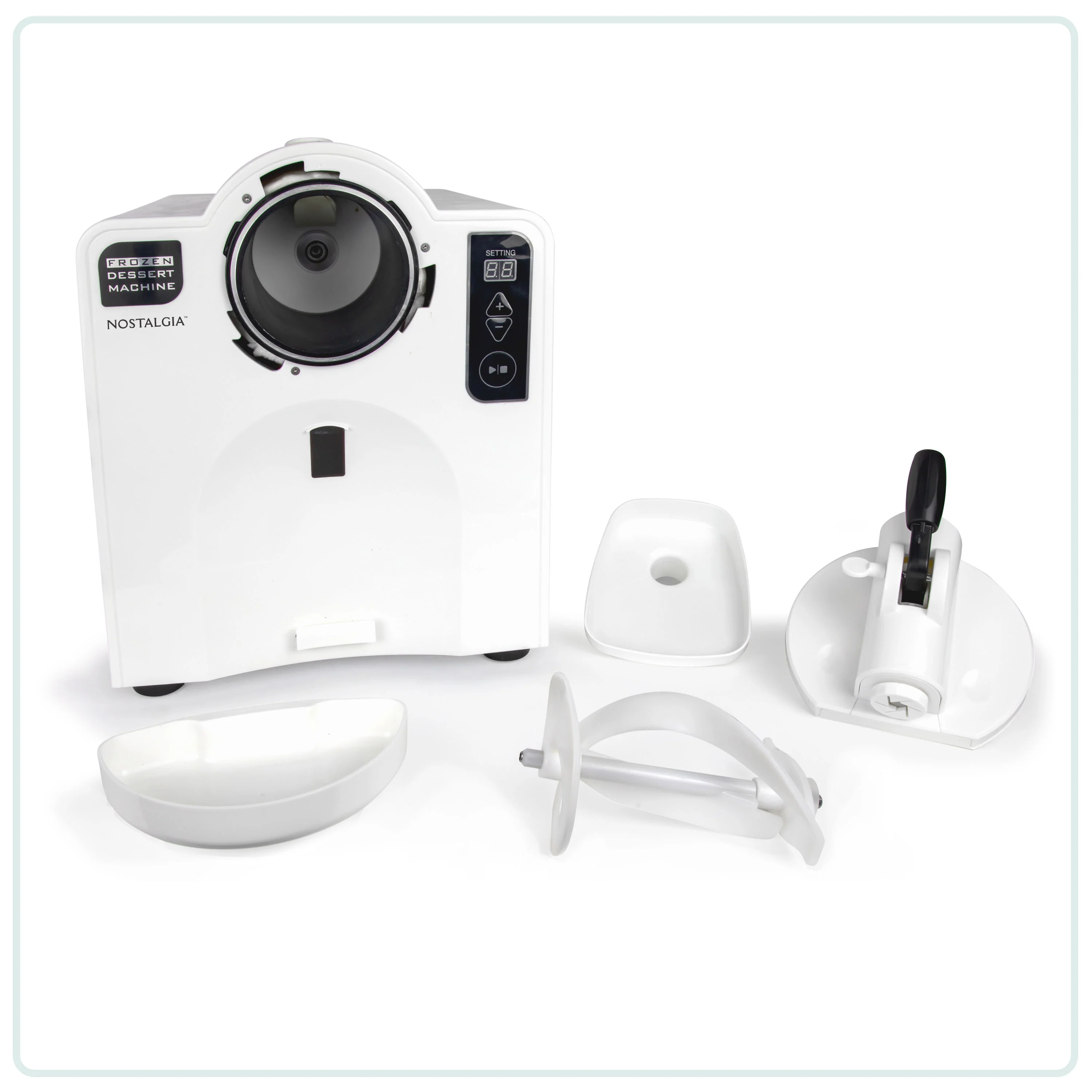 Dispensing Frozen Dessert Maker White - Inhomebuy