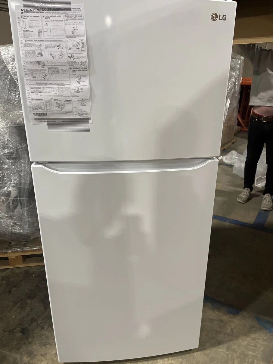 LG 30 IN. 20 CU. FT. WHITE TOP MOUNT REFRIGERATOR WITH MULTI-AIR FLOW COOLING - LTCS20020W - Inhomebuy