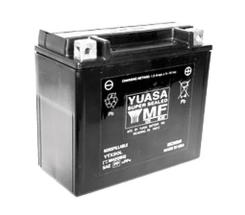 Yuasa YTX20L AGM Maintenance Free Battery (YUAM420BS) - Inhomebuy