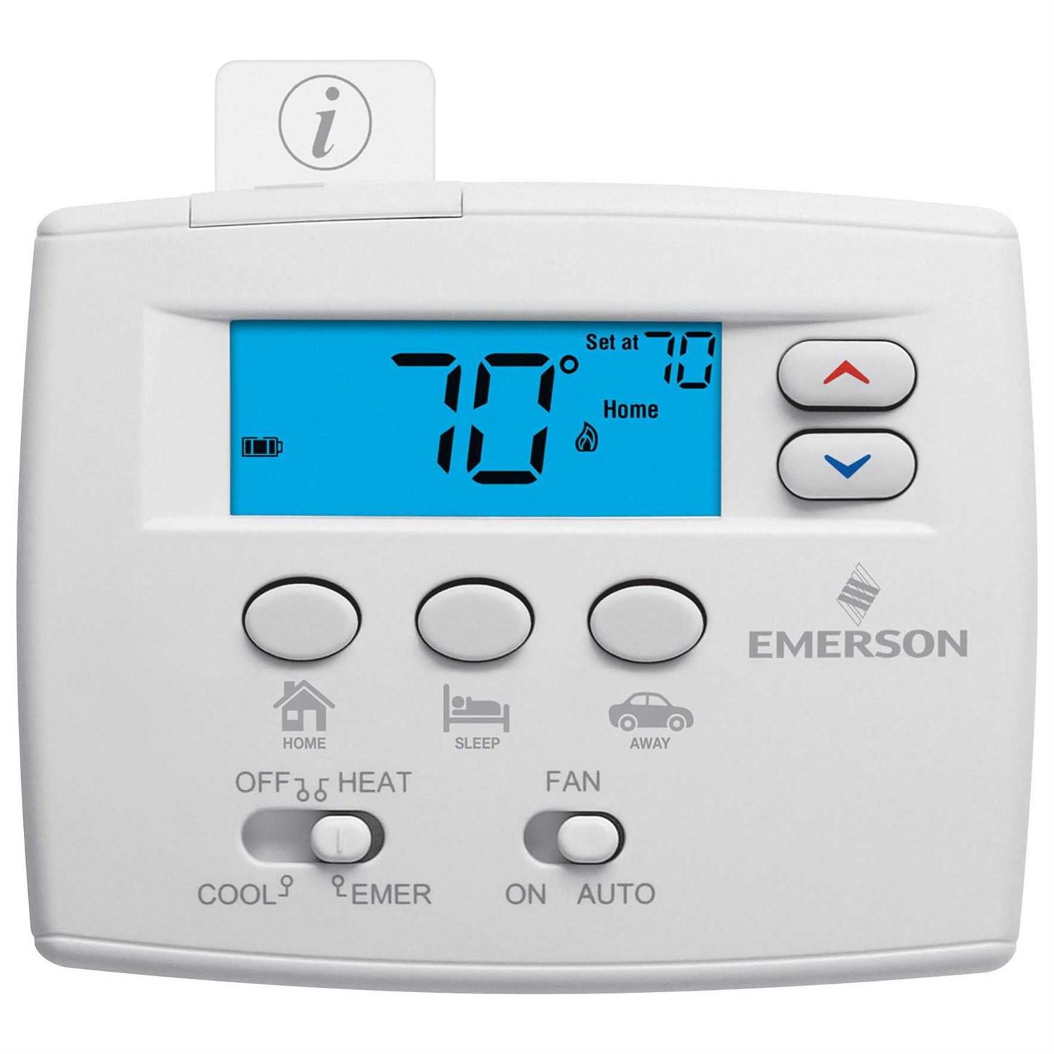 White Rodgers 1F89-211 Non-Programmable Digital Thermostat - Inhomebuy