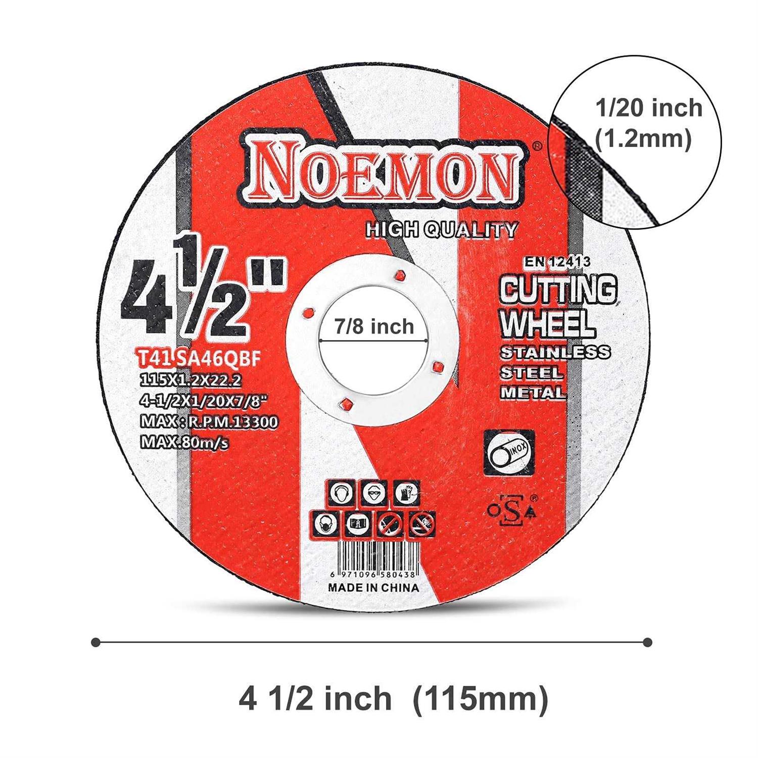 Cutting Wheel 4 1/2 for Angle Grinder Metal Cutting Wheel 4.5 Die Grinder Cut Off Wheel for Metal - Inhomebuy