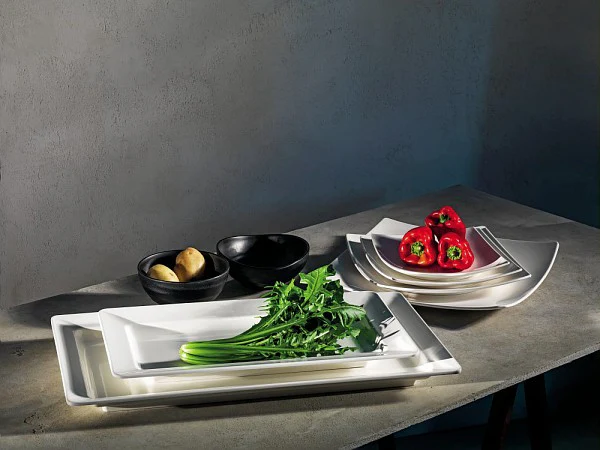 Rect.Baking Dish 37x21cm Show Plate Bianco - Inhomebuy