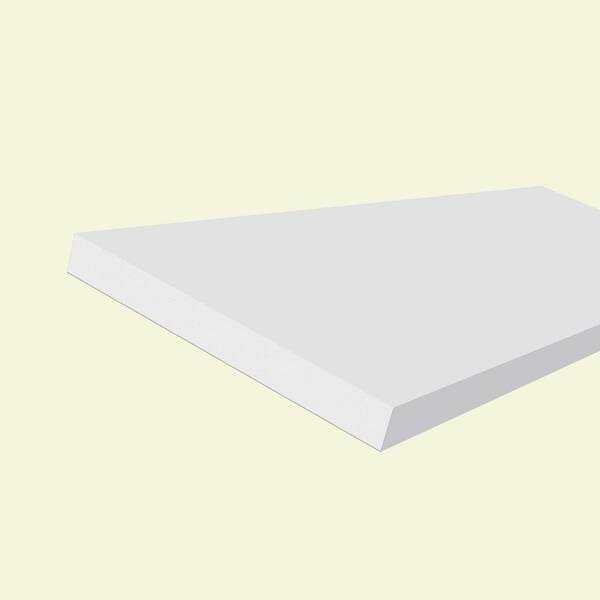 MTRIM Baseboard Prepainted 9/16 in. Height x 5.25 in. Width x Length - Inhomebuy