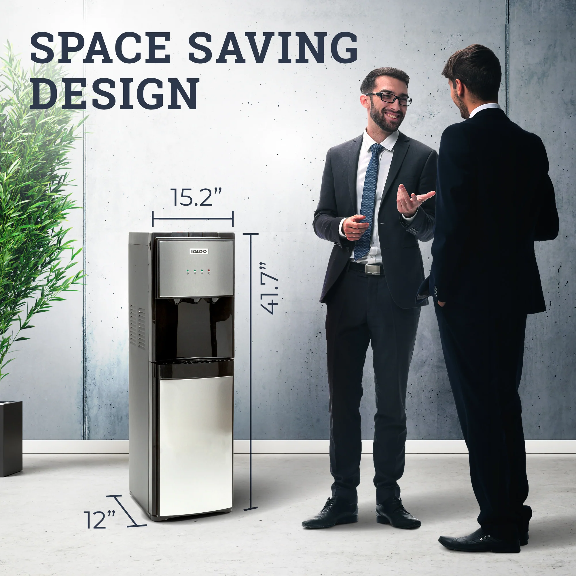 Igloo® Hot, Cold & Room Temperature Bottom-Load Water Dispenser - Inhomebuy