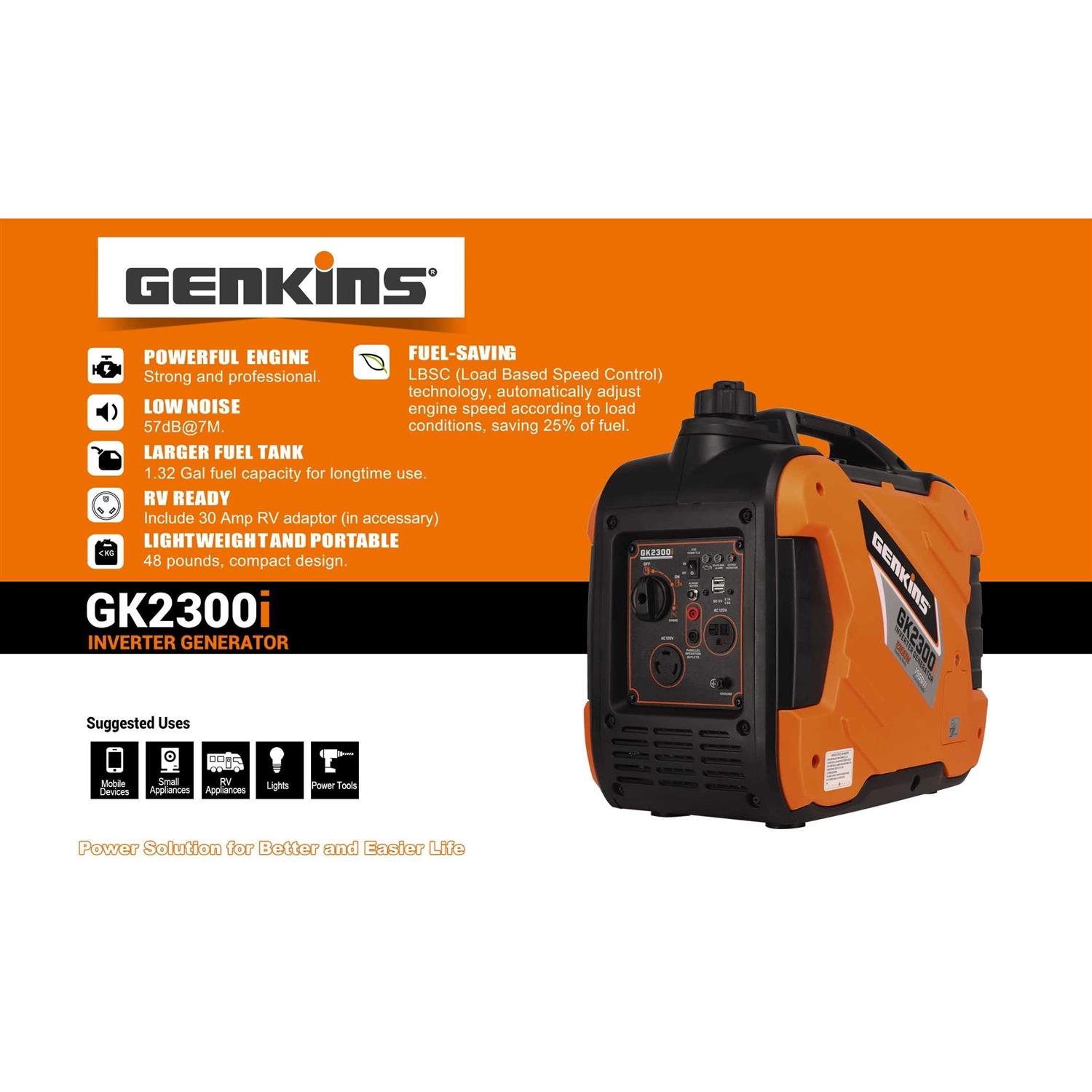 Genkins 16 HP 420cc Recoil Start Engine Electric Starter - Inhomebuy
