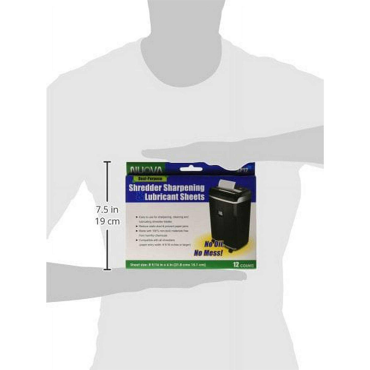 Nuova sp12 Shredder Sharpening Lubricant Sheets - Inhomebuy