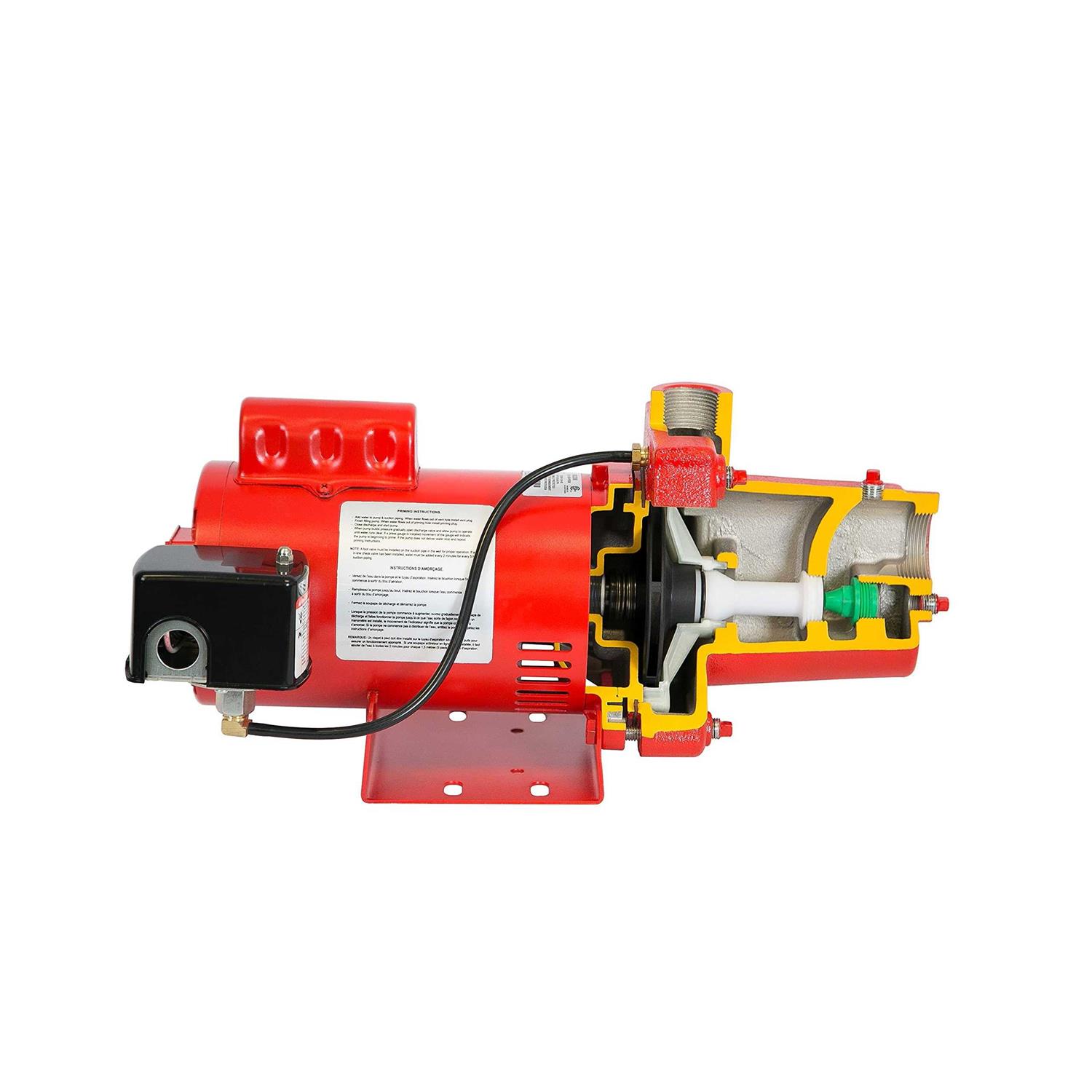 Red Lion 602207 Premium Cast Iron Shallow Well Jet Pump - Inhomebuy