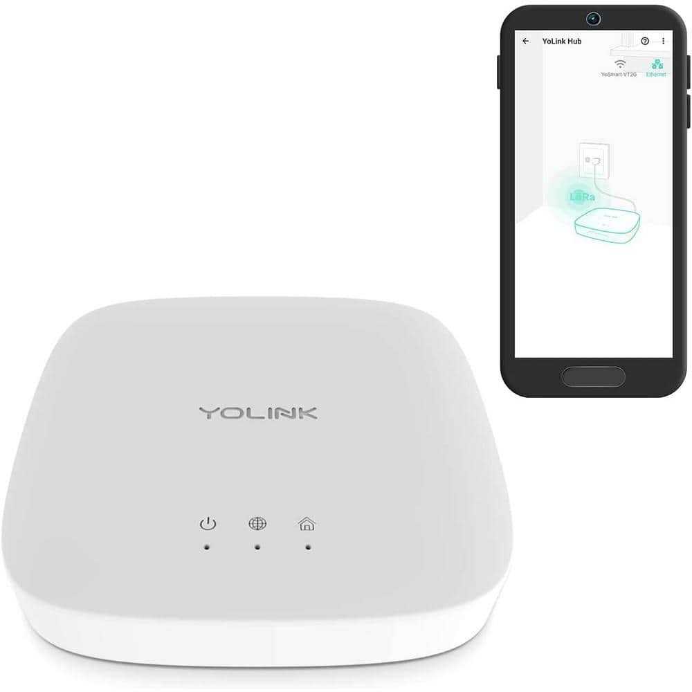 YoLink Hub Central Controller Only for YoLink Devices 1/4 Mile Worlds Longest Range Smart Hub LoRa Enabled Smart Home Automat - Inhomebuy