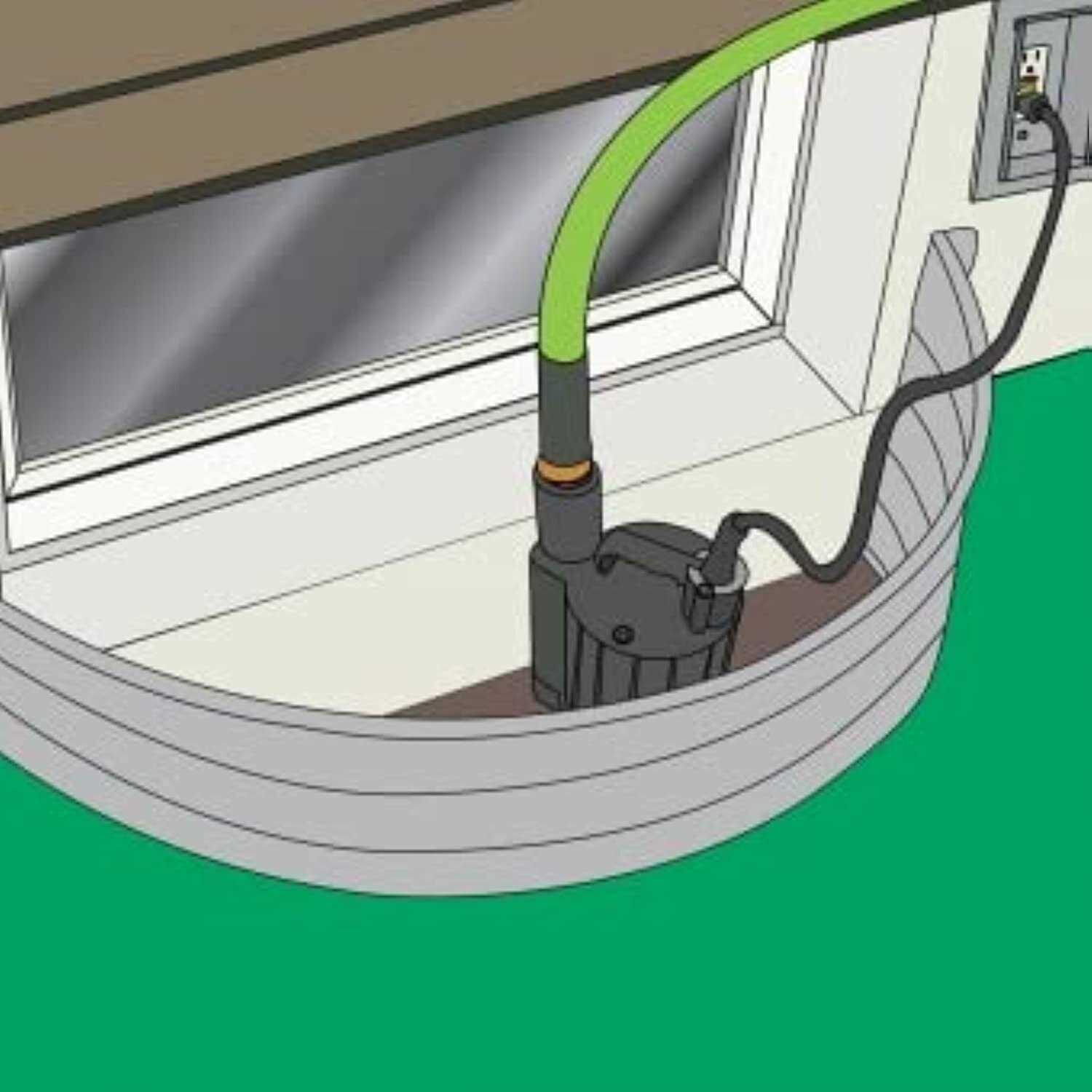 Zoeller 1/2 HP Cast Iron Submersible Sump Pump - Inhomebuy