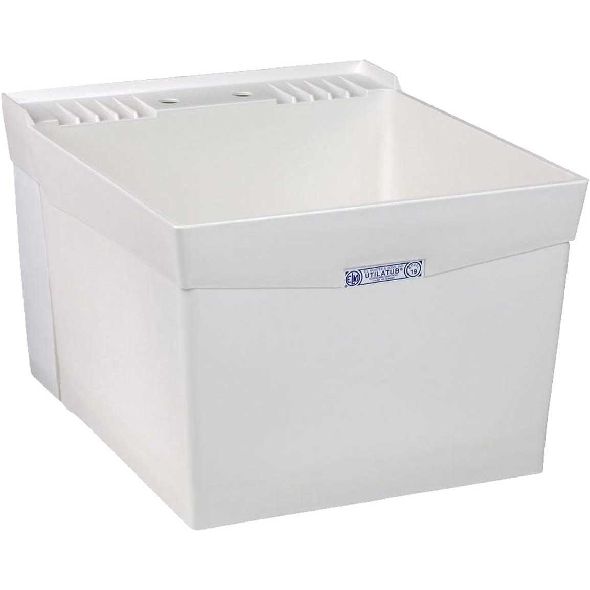 Mustee 19W Utilatub Laundry Tub Wall - Inhomebuy
