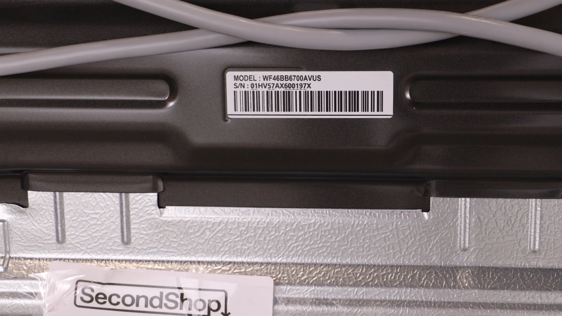 SAMSUNG BESPOKE 27 IN. 5.3 CU. FT. BLACK STAINLESS STEEL FRONT LOAD WASHER WITH SUPERSPEED FEATURE - - Inhomebuy