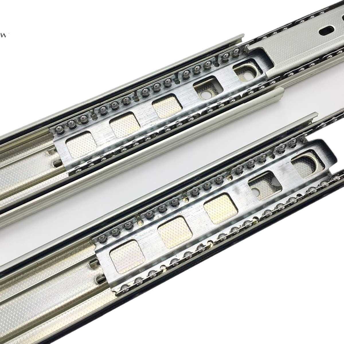 Deshitong 5 pairs full extension drawer slides mount ball bearing sliding - Inhomebuy