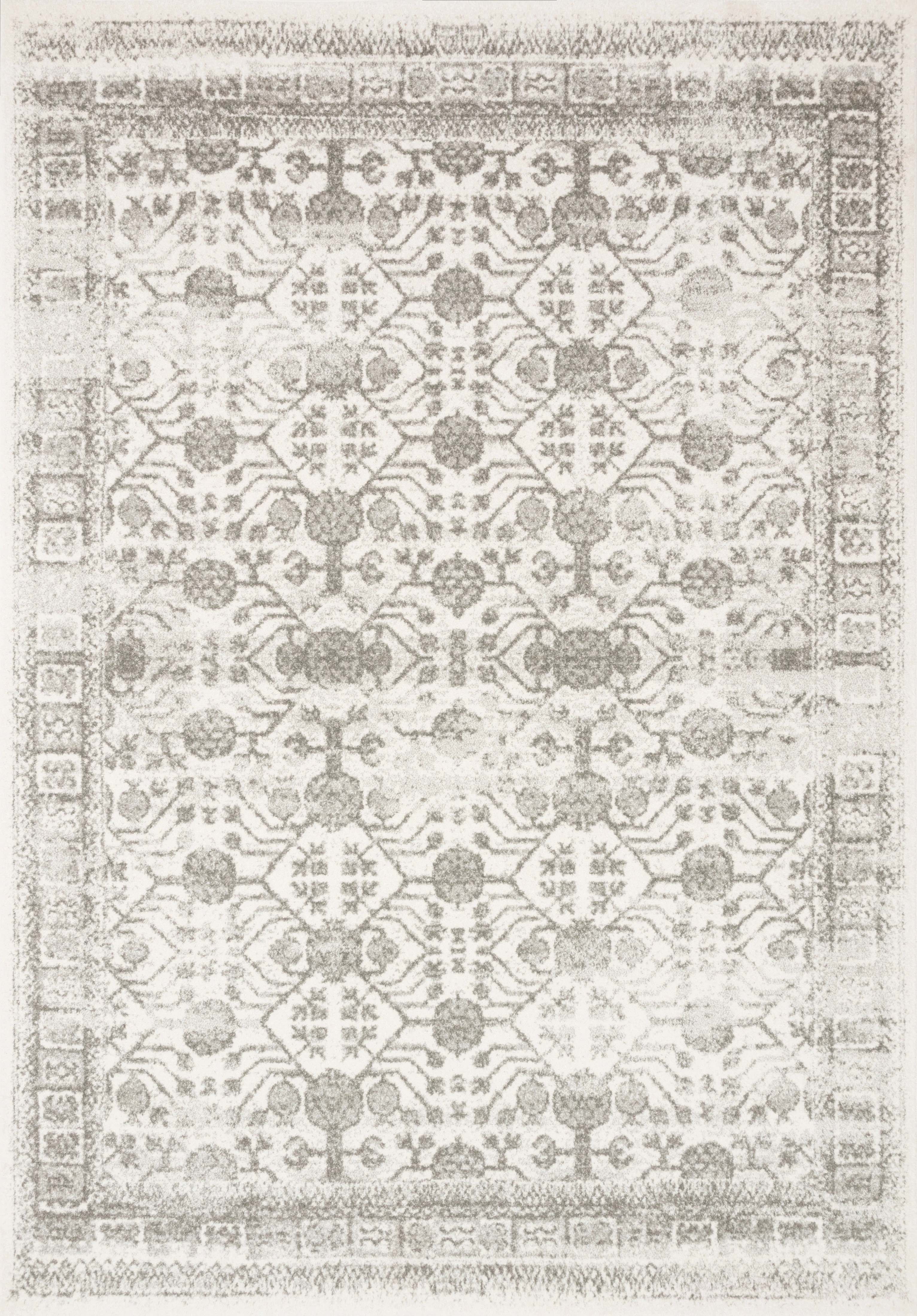 Loloi Rugs Joaquin Collection Rug in Ivory, Grey - 9'6