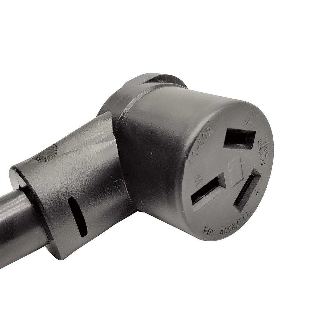 Parkworld 8/3 3-Wire RV/Generator/Range 50 Amp 4-Prong NEMA 14-50P Plug to 50 Amp Welder 3-Prong 6-50R Female Adapter Cord - Inhomebuy