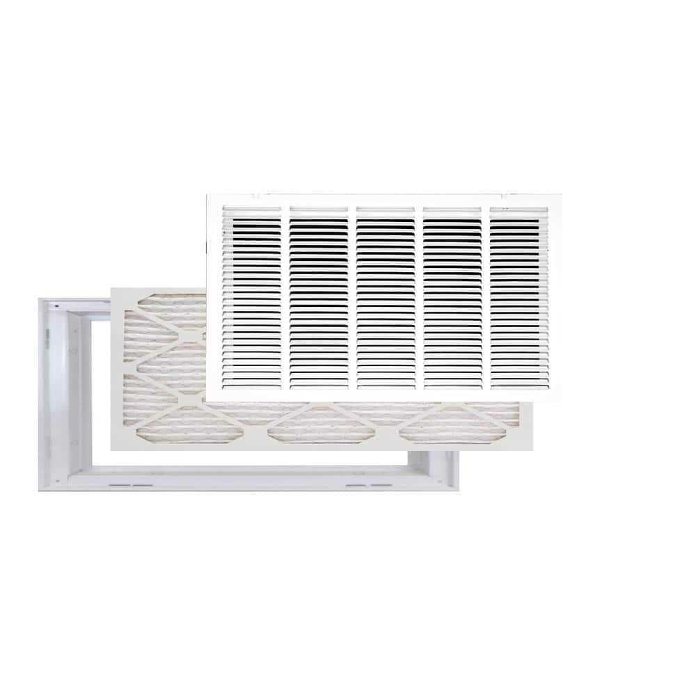 Venti Air 25 in. High Return Air Filter Grille with MERV 11 Filter Pre-Installed - Inhomebuy