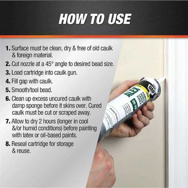 Dap Alex Acrylic Latex Caulk - Inhomebuy