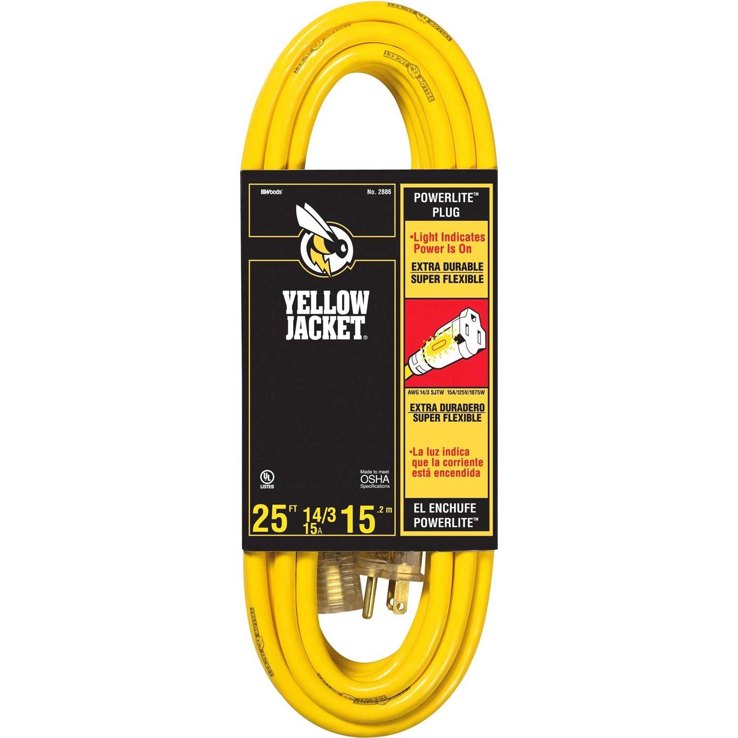 Yellow Jacket Extension Cord - Inhomebuy