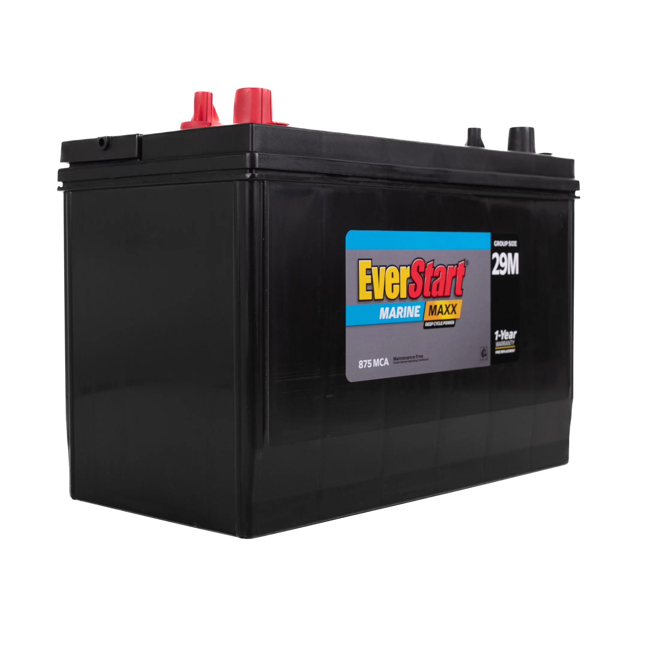 EverStart Maxx Lead Acid Marine & RV Deep Cycle Battery, Group Size 29DC (12 Volt / 845 MCA) - Inhomebuy