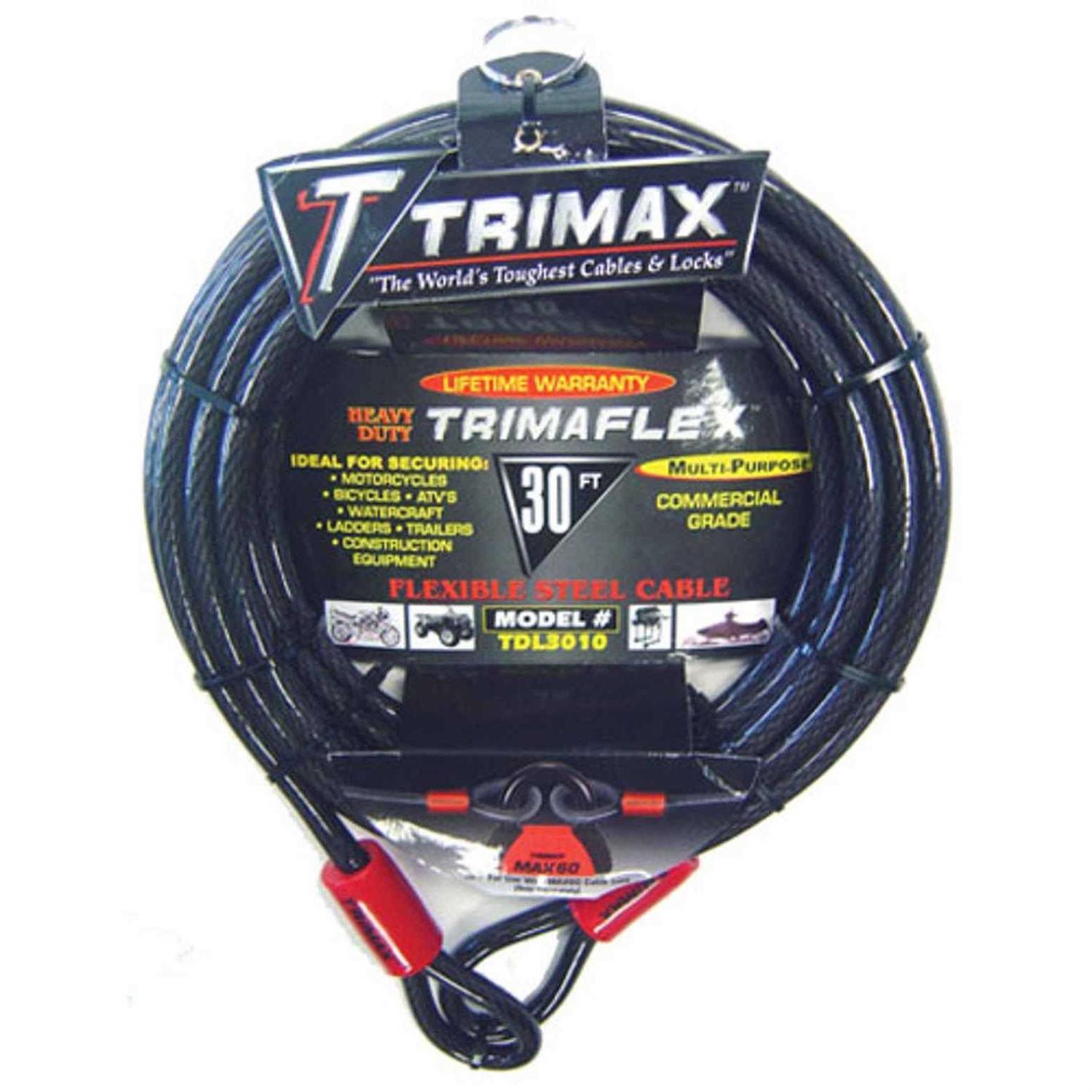 Trimax Spare Tire Cable Lock ST30 - Inhomebuy