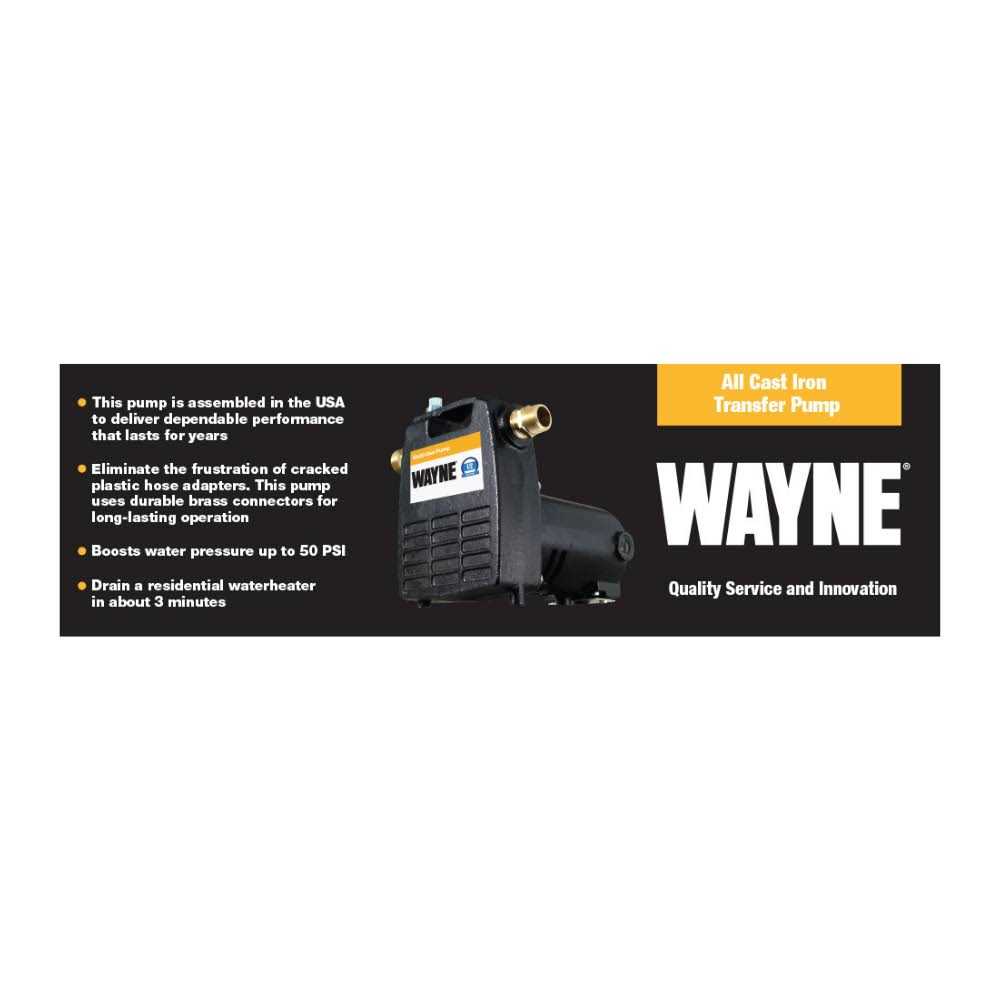 Wayne PC2 Transfer Pump - Inhomebuy
