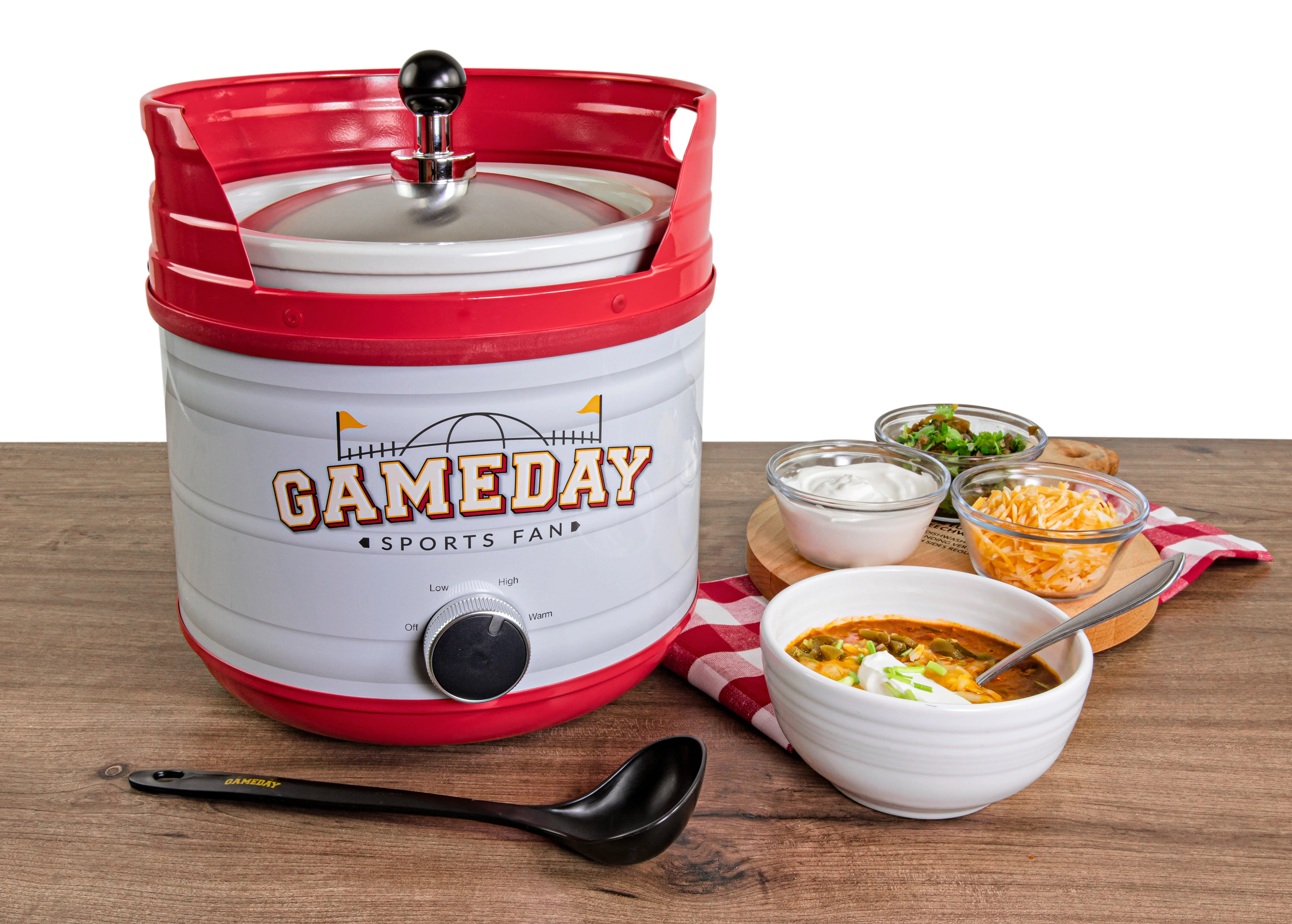 Game Day Kickin�?Keg Cooker - Inhomebuy