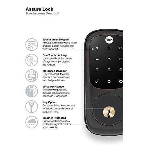 Yale Assure Lock Touchscreen Deadbolt - Inhomebuy