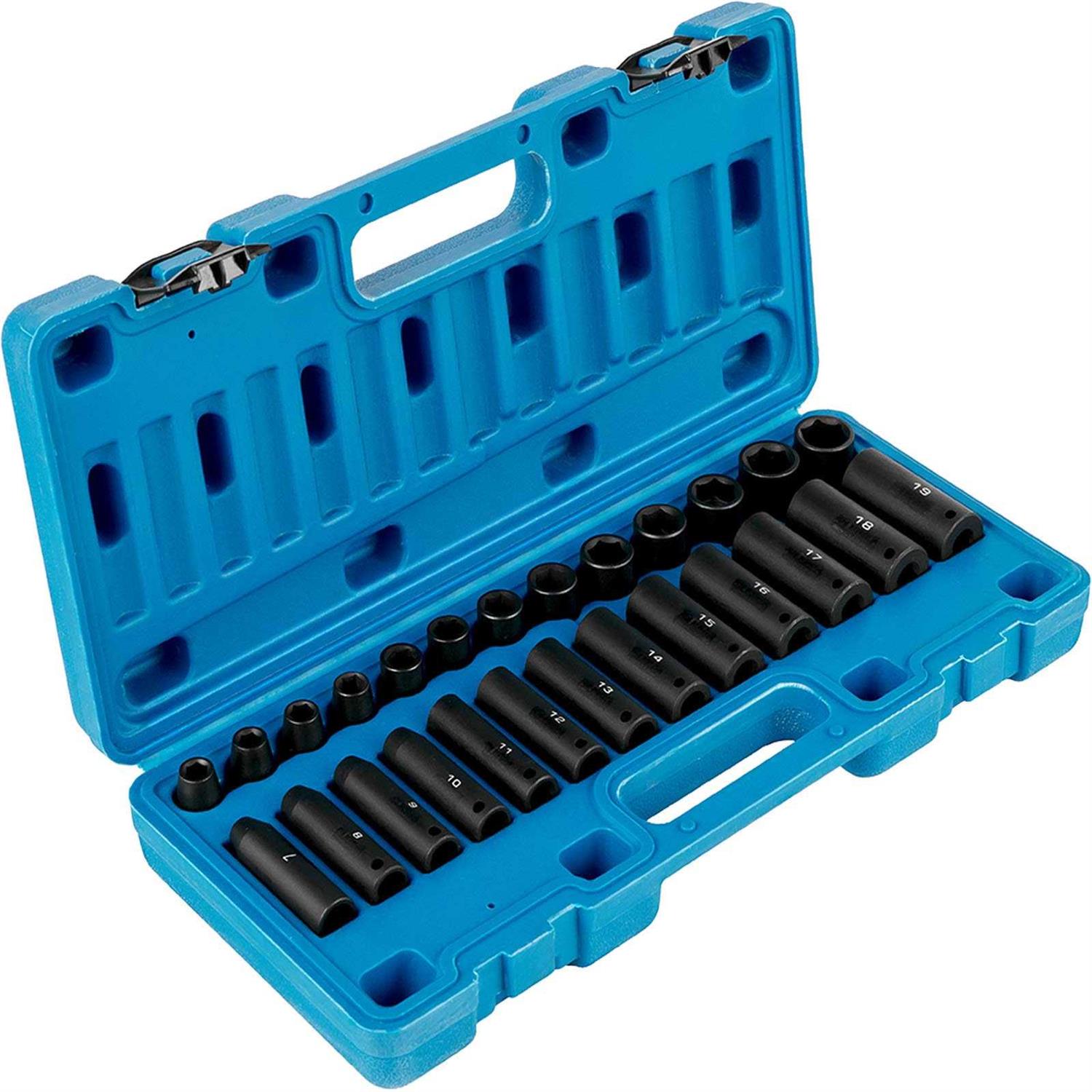 VEVOR Impact Socket Set 1/2 Inches 26 Piece Impact Sockets Socket - Inhomebuy