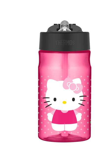 Thermos FUNtainer Straw Bottle |HP4063HK6| 355mL, Tritan, Hello Kitty - Inhomebuy