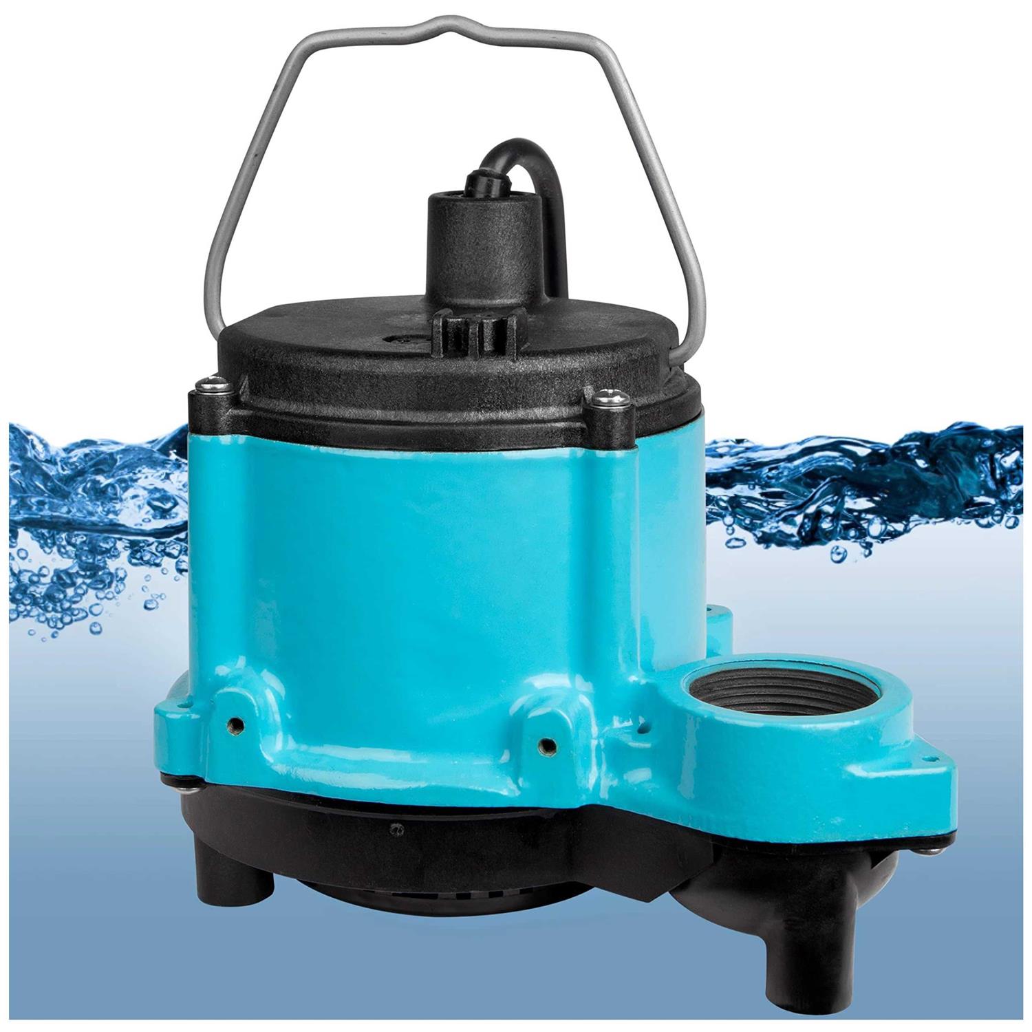 Little Giant 506160 1/3 HP 6-CIA-ML Automatic Submersible Sump Pump - Inhomebuy