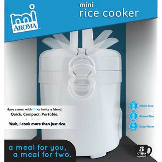 Aroma mi Digital Rice Cooker |MRC903D| 1.5-Cups, White - Inhomebuy