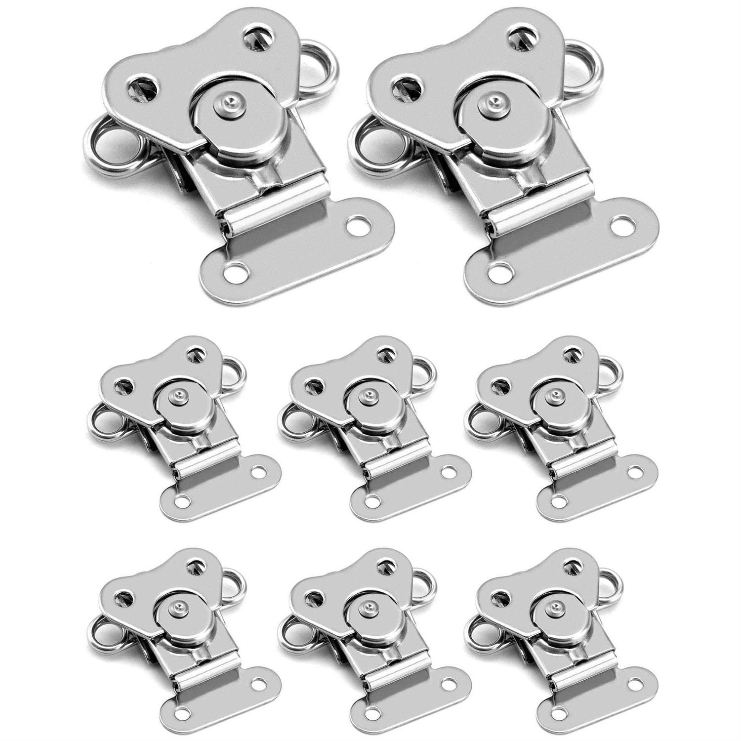 Qwork Heavy Duty Stainless Steel Latch for Flight Cases and Equipment Boxes - Inhomebuy
