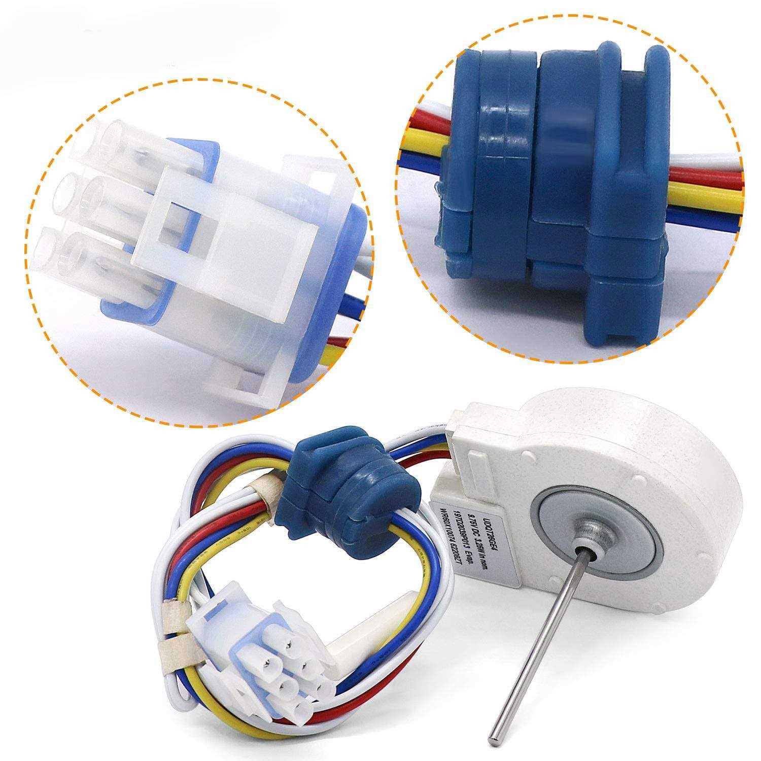 Wr Refrigerator Evaporator Fan Motor Replacement by BlueStars Fits Ge Hotpoint Fridges - Inhomebuy