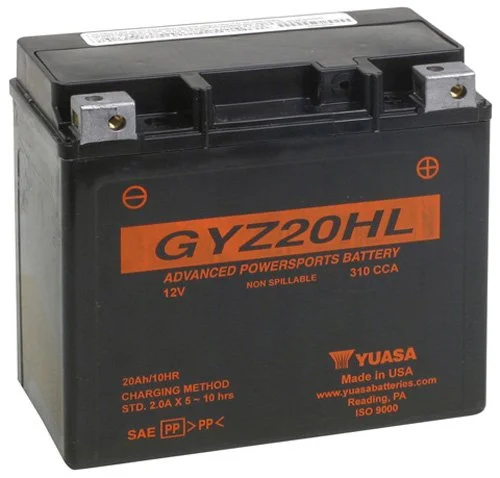 Yuasa - YUAM720GH - GYZ High Performance Maintenance Free Battery, GYZ20HL - Inhomebuy