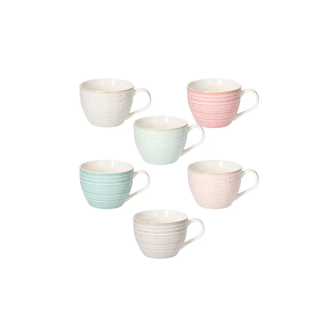 Pepper Bamboo Breakfast Cup 420cc Set of 6pcs - Inhomebuy