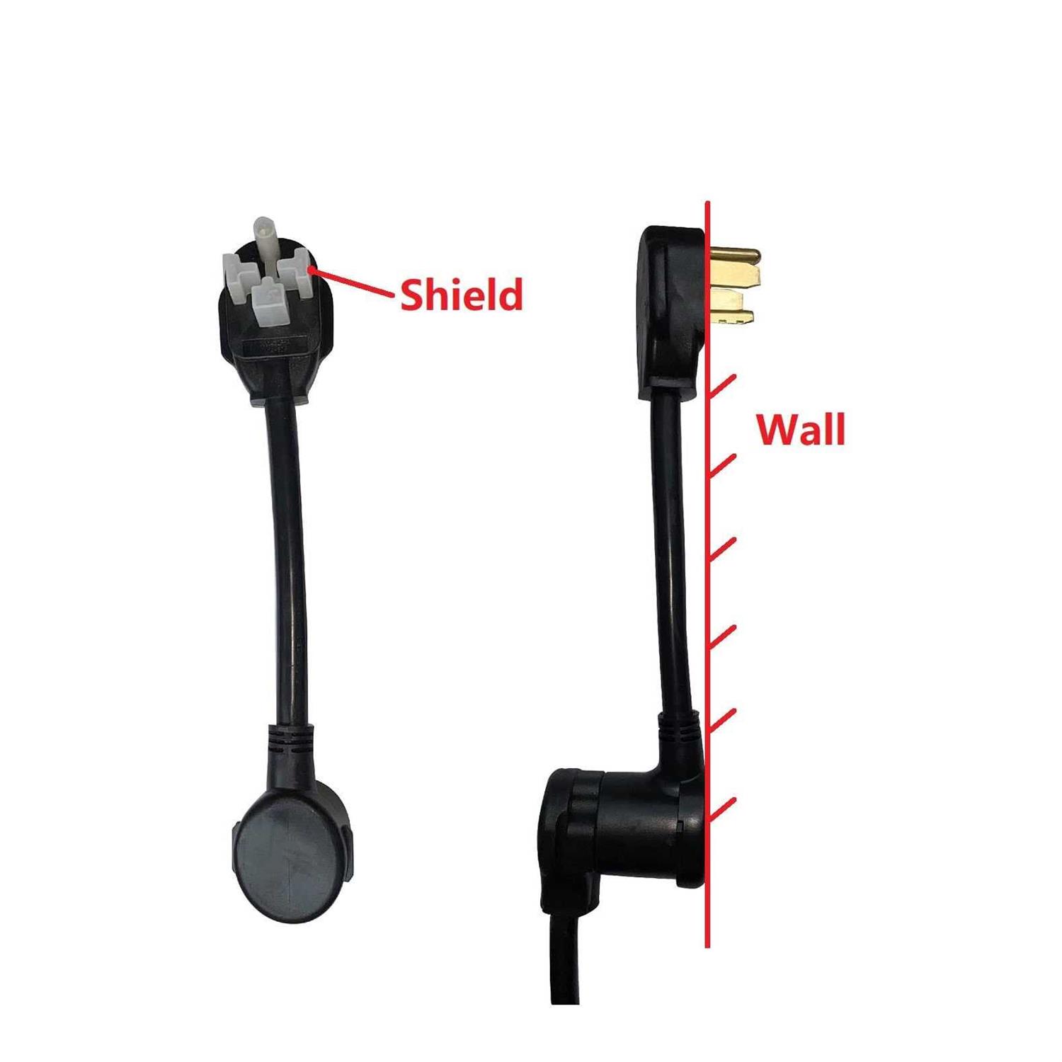 ONETAK NEMA 10-50P to 14-30R Compact 120V/240V 30 Amp Welder Welding Dryer Power Cord Adapter Adaptor Connector Connecter - Inhomebuy