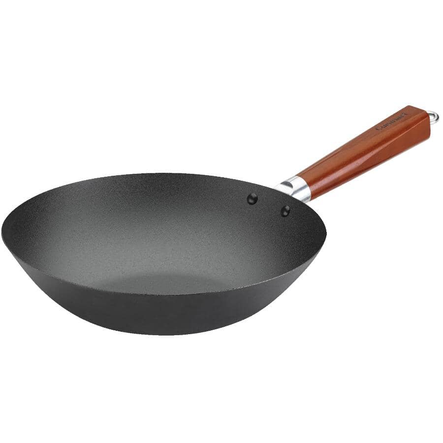 Cuisinart 11'' Wok Preseasoned Carbon Steel | CSW26-28C - Inhomebuy