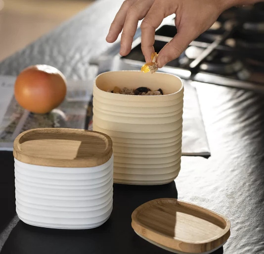 S Storage Jar Tierra White Milk - Inhomebuy