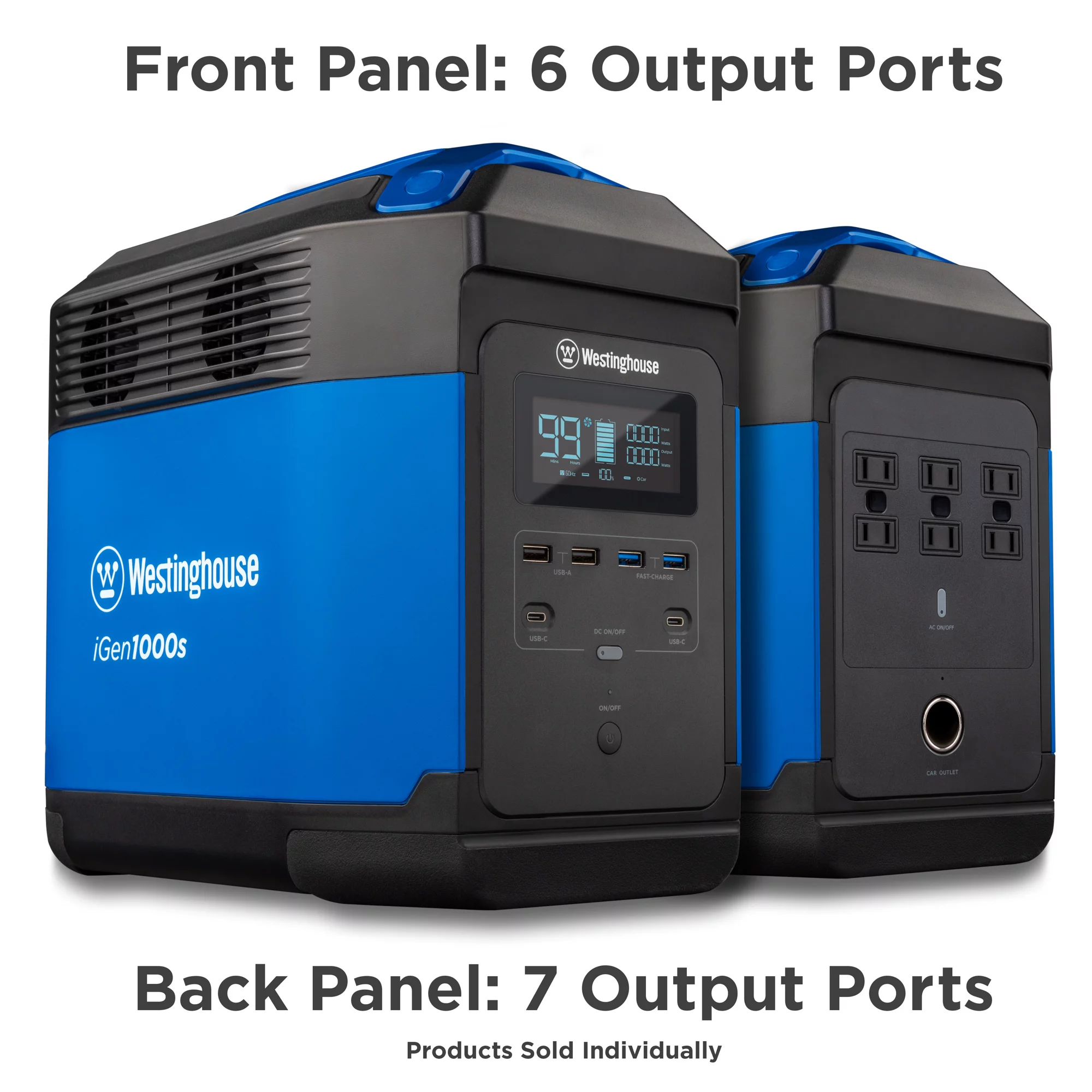 Westinghouse 60W Foldable Portable Solar Panel for iGen160s, iGen200s, iGen300s, iGen600s, iGen1000s Power Stations - Inhomebuy