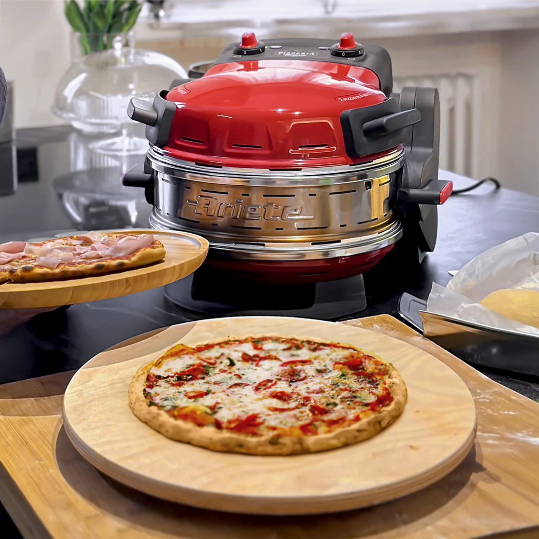Pizza Oven for Homemade Pizza Red - Inhomebuy
